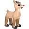 10' Gemmy Airblown Inflatable Giant Rudolph the Red Nose Reindeer Yard Decoration 882543